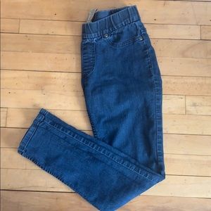 Pull on Blue Skinny Jeans